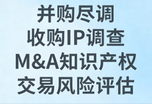并购/收购知识产权尽职调查服务——穿透式核查目标公司IP资产，为并购交易扫清障碍、锚定价值、锁定风险