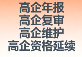 高企年报维护与复审辅导——守护来之不易的资质，确保三年后顺利过关，持续享受政策红利