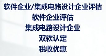 软件企业、集成电路设计企业评估“双企”认定服务——精准匹配税收优惠，夯实软件与集成电路产业核心资质